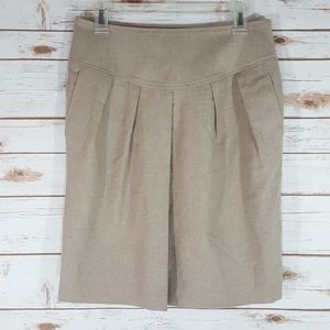 Max Mara | Virgin Wool Angora Pleated Pencil Skirt